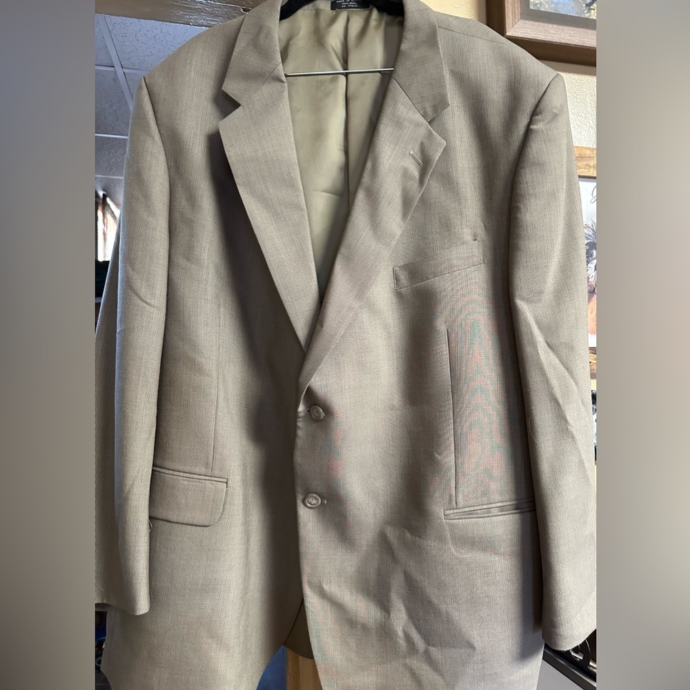 Baracuta 100% Pure‎ Wool  Men's  Suit, Green Size 43R